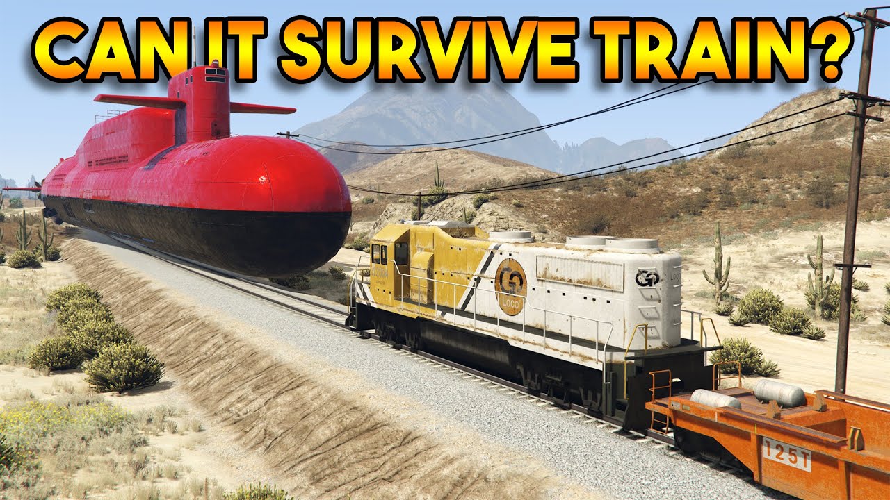 GTA 5 ONLINE : CAN IT SURVIVE GTA 5 TRAIN?