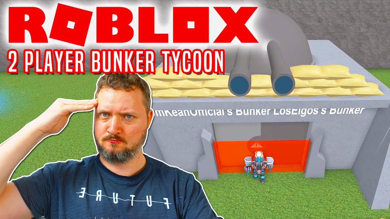 GENERAL COMKEAN OG MENIG ELG! - Roblox 2 Player Bunker Tycoon Dansk med Den Mandige Elg