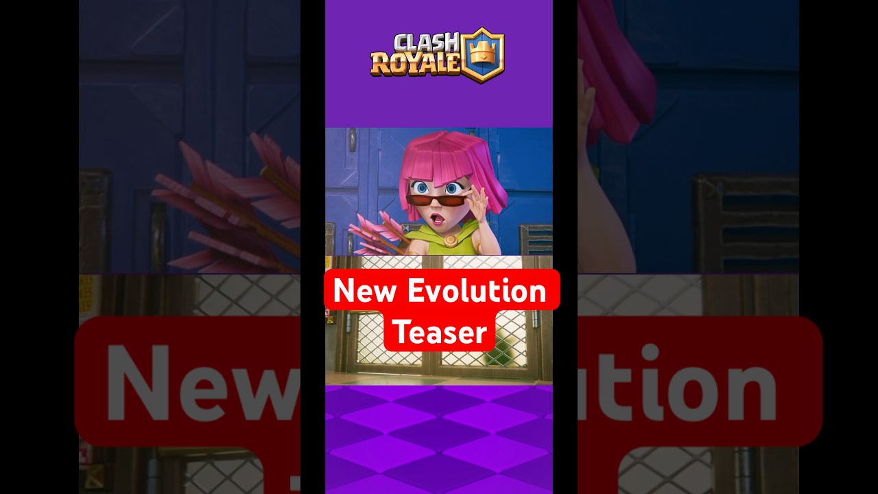 New Evolution Teaser from supercell #clashroyale #supercell #clashroyaleshorts #clashroyalenewupdate