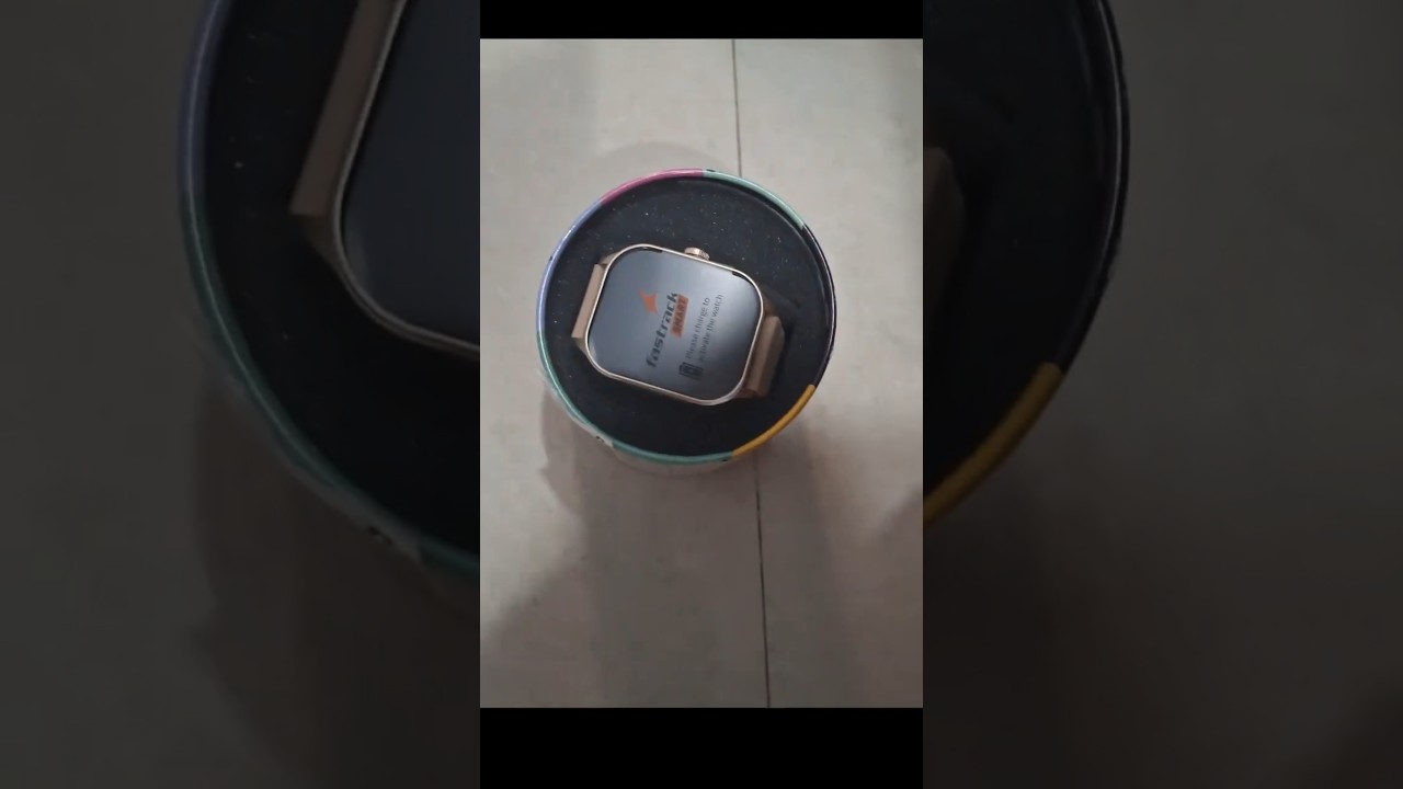 unboxing fastrack fs2 pro smart watch with smart AI voice assistant