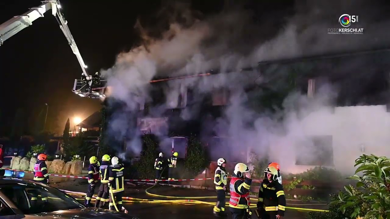 Brand in Schönau im Mühlkreis zerstört Asylunterkunft