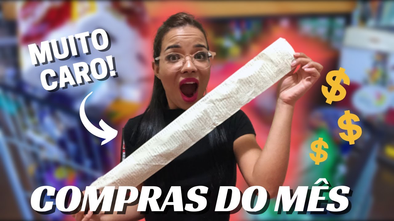 VLOG: Compras do m&ecirc;s morando sozinha!