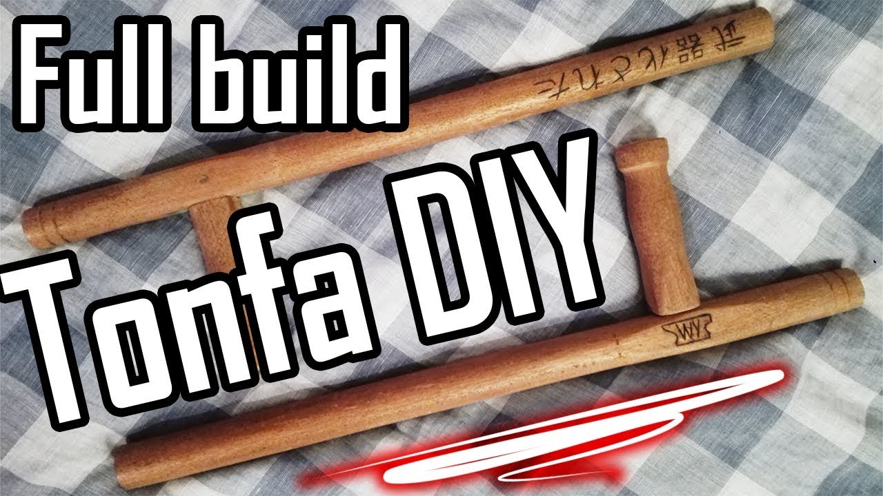 How to build Japanese TONFA Self Defence Weapons! | Tonfa Full Build DIY