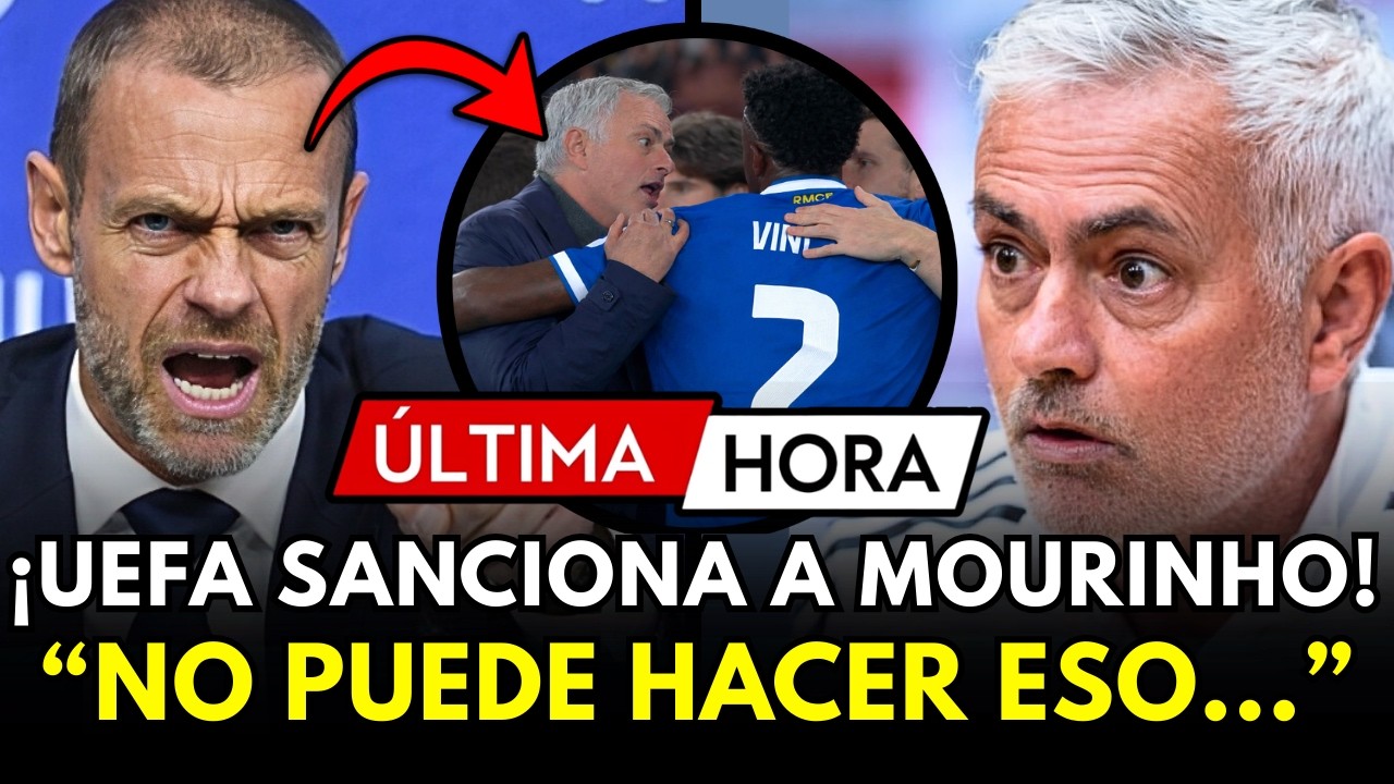 🚨UEFA SANCIONA A MOURINHO TRAS AMENZAR A FLORENTINO Y REAL MADRID ANTE LOS TRIBUNALES POR PRESTIANNI