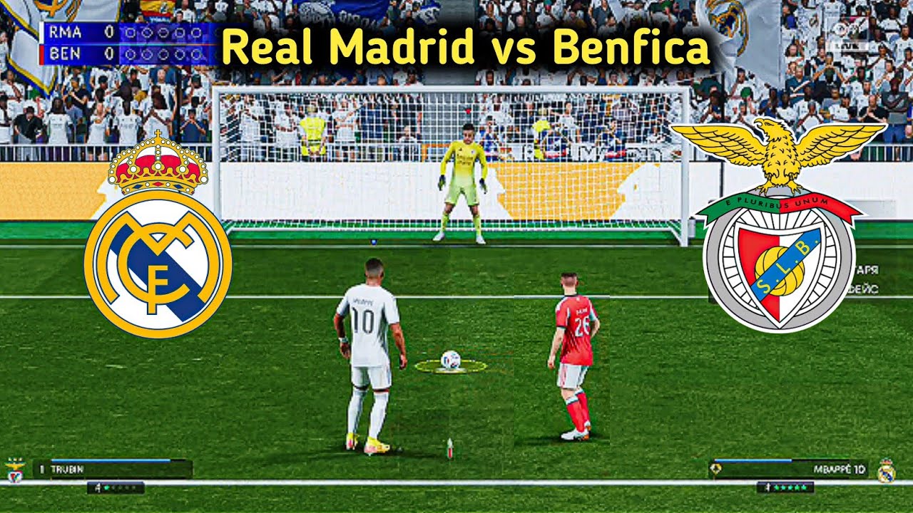 FC 26 UEFA Champions league Real Madrid vs Benfica Penalty shootout gameplay play station 5 