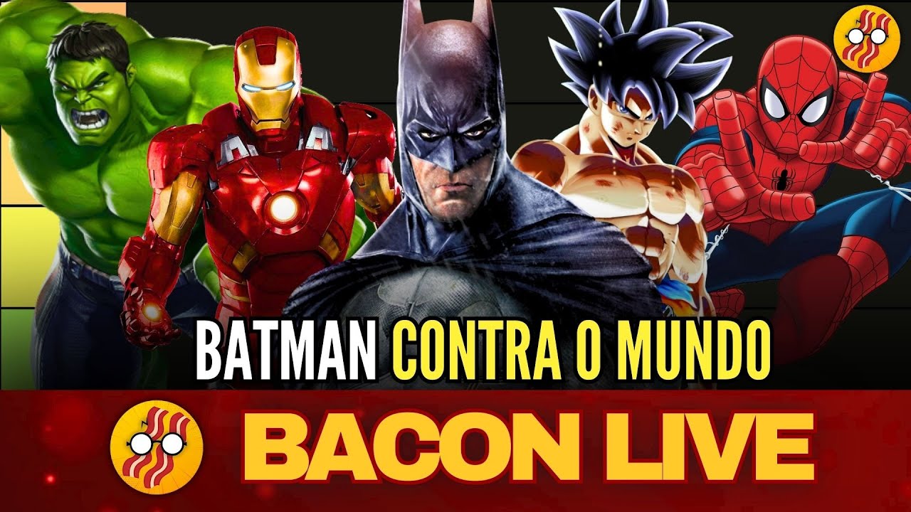 QUAIS PERSONAGENS DERROTAM O BATMAN? (verdadeiro) - BACON LIVE #116
