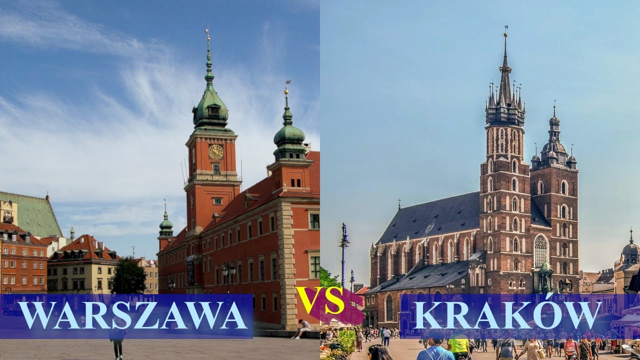 Warszawa vs Kraków. Porównanie miast