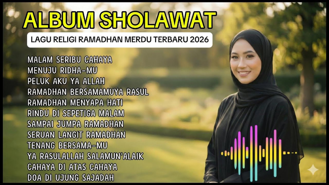 SHOLAWAT FULL LIRIK ARAB–INDO ✨ Musik Gambus Modern Super Merdu