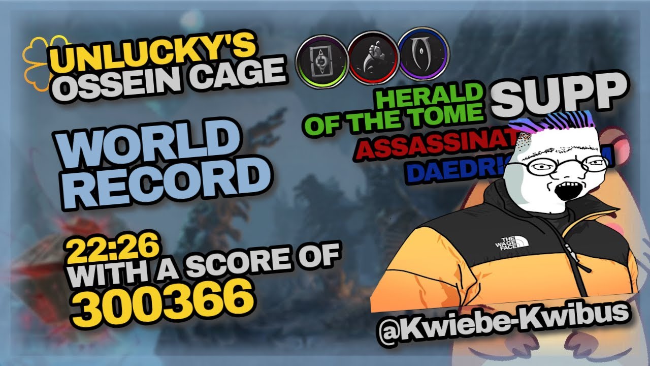 (ZOOMER ESO Worm Cult pt.2 U48) vOC HM World Record [22:26 300366 Score] ft. Unlucky. ARC DD POV