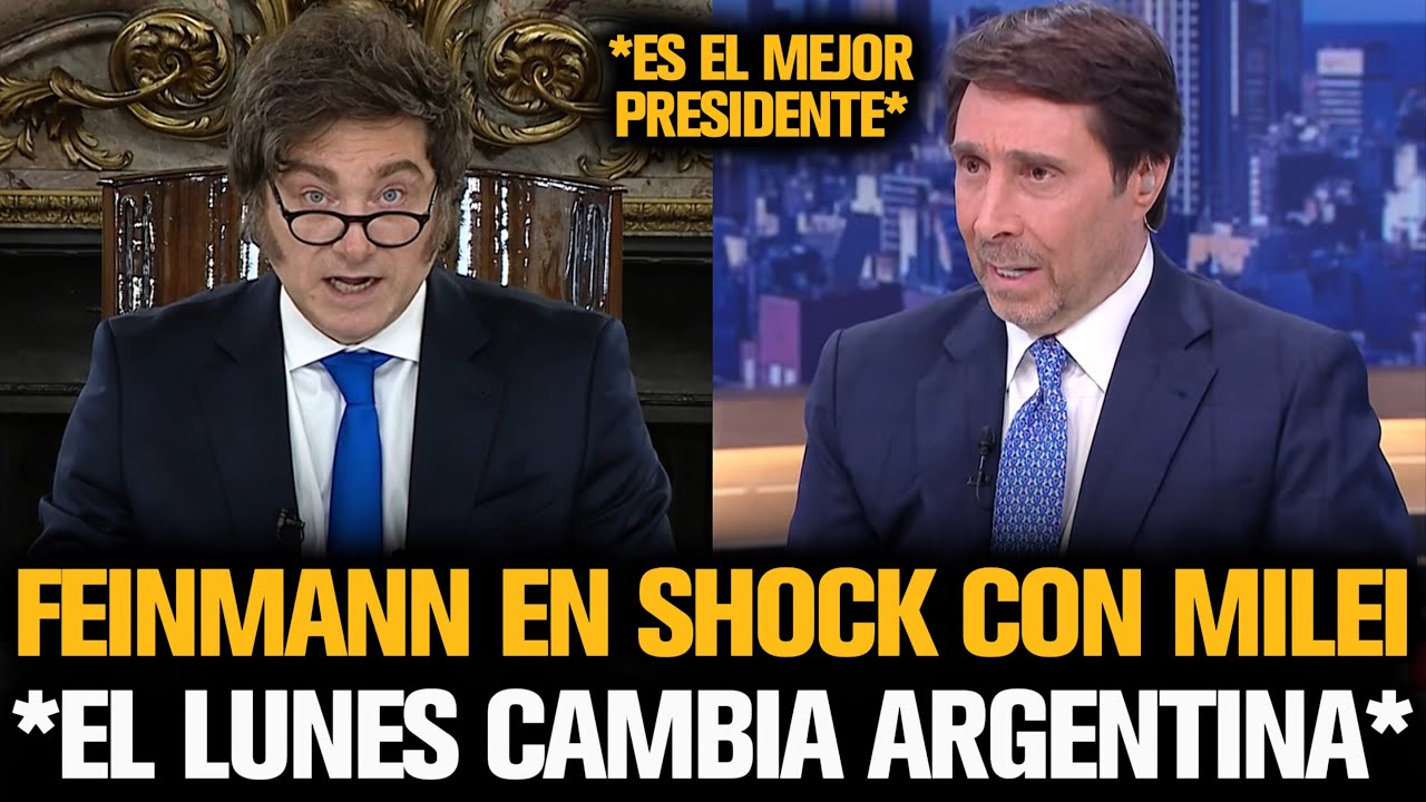 FEINMANN EN SHOCK CON MILEI TRAS ADELANTAR SU ANUNCIO EN CADENA NACIONAL