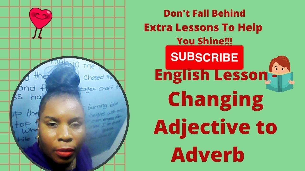 English Lesson - CHANGING ADJECTIVE TO ADVERB #191🙏🌍❤️💙📚🖋🏮