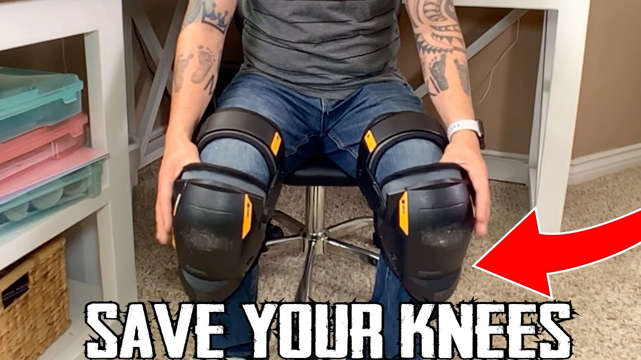 KNEE PADS FOR WORK - Best Foam Pads for Construction - Flooring - Contractors and Knee Pain Relief