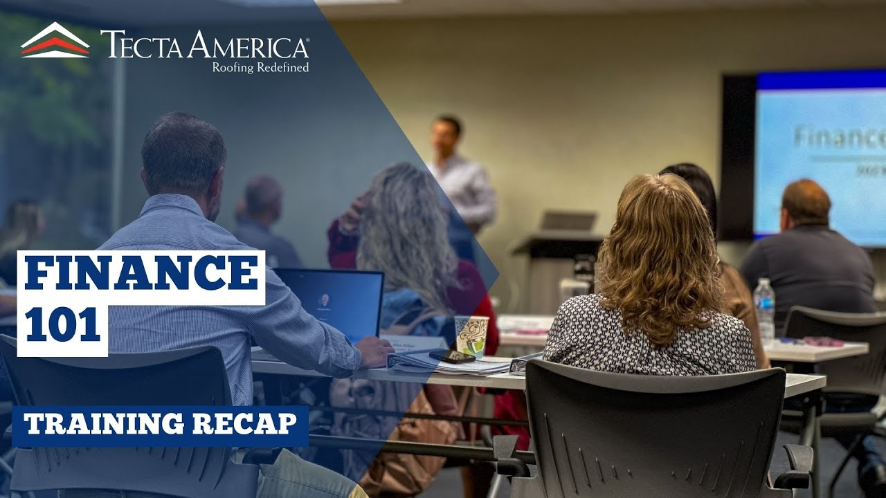Commercial Roofing Training Recap: Finance 101