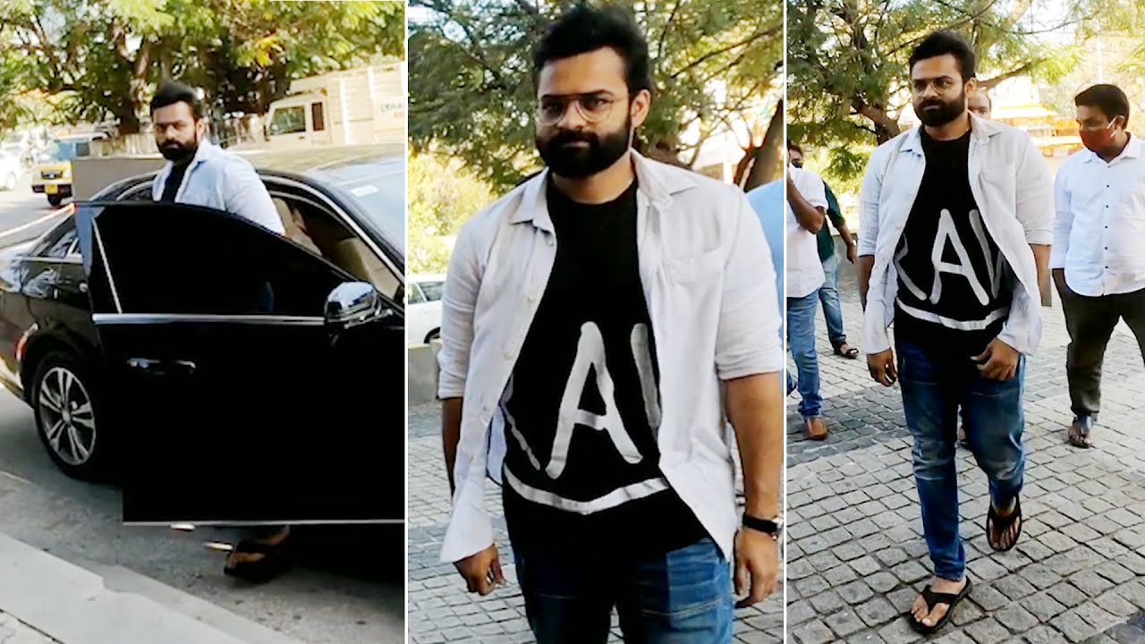 Actor Sai Dharam Tej  Spotted At Solo Brathuke So Better Movie Press Meet | Daily Culture