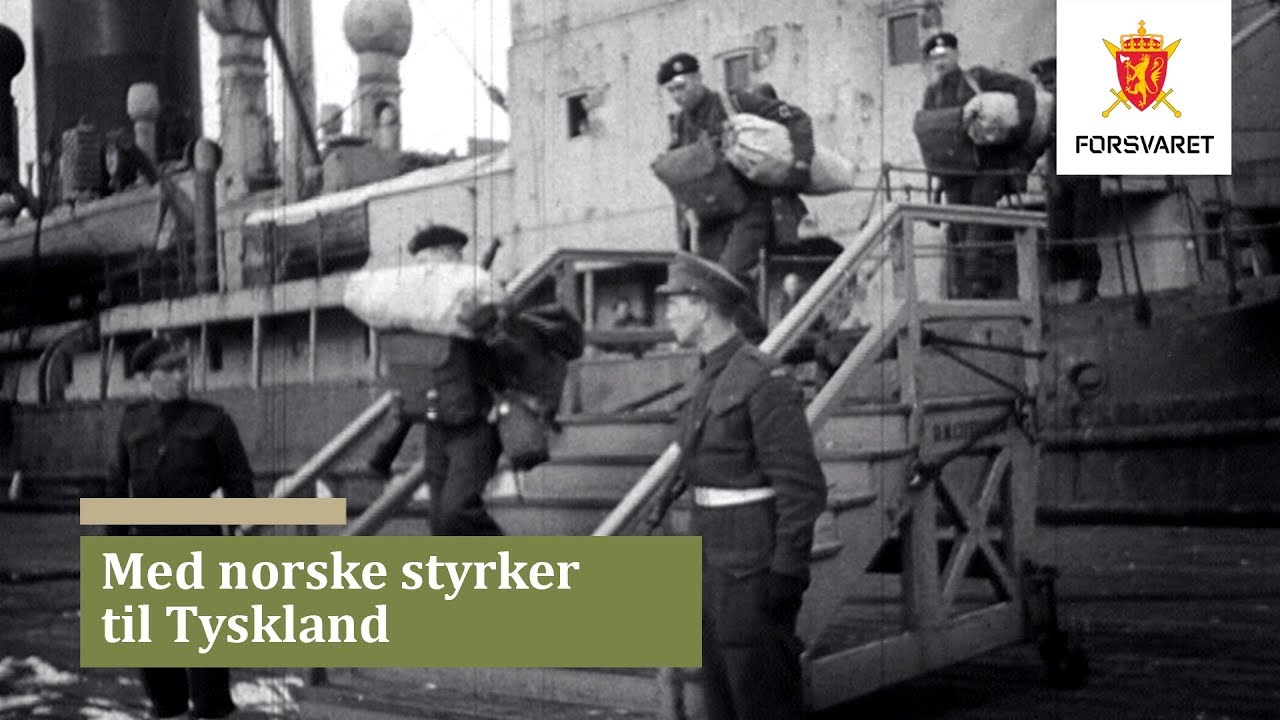 Med norske styrker til Tyskland