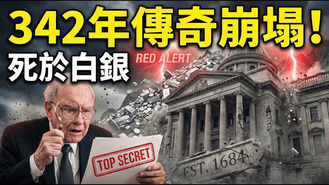三百四十二年傳奇崩塌！比美國還古老的銀行巨頭為何倒在白銀面前？| 巴菲特