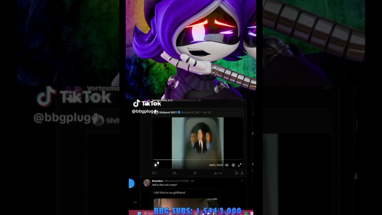 Uzi Get Jumpscared and Ended her LIVE Stream #capcut #memes #murderdrones