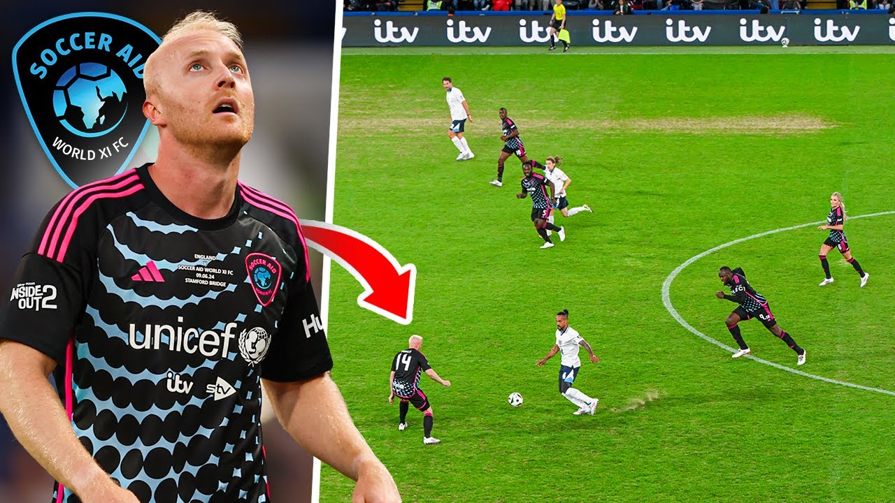 I PLAYED IN SOCCER AID!!