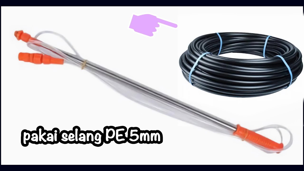 cara mengganti selang sprayer elektrik