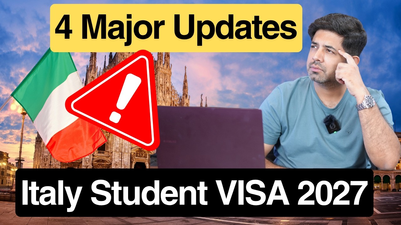 Italy Student VISA New Updates 2026 | Study in Italy 2027 | Italy Embassy Appointment New System