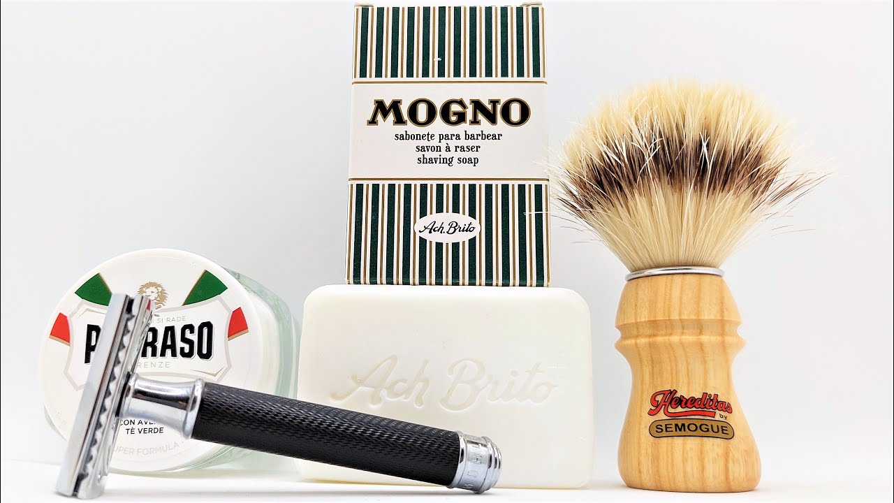 Mogno by Ach  Brito first try, La Roche Posay post shave, Mühle R89 with Kai blade.