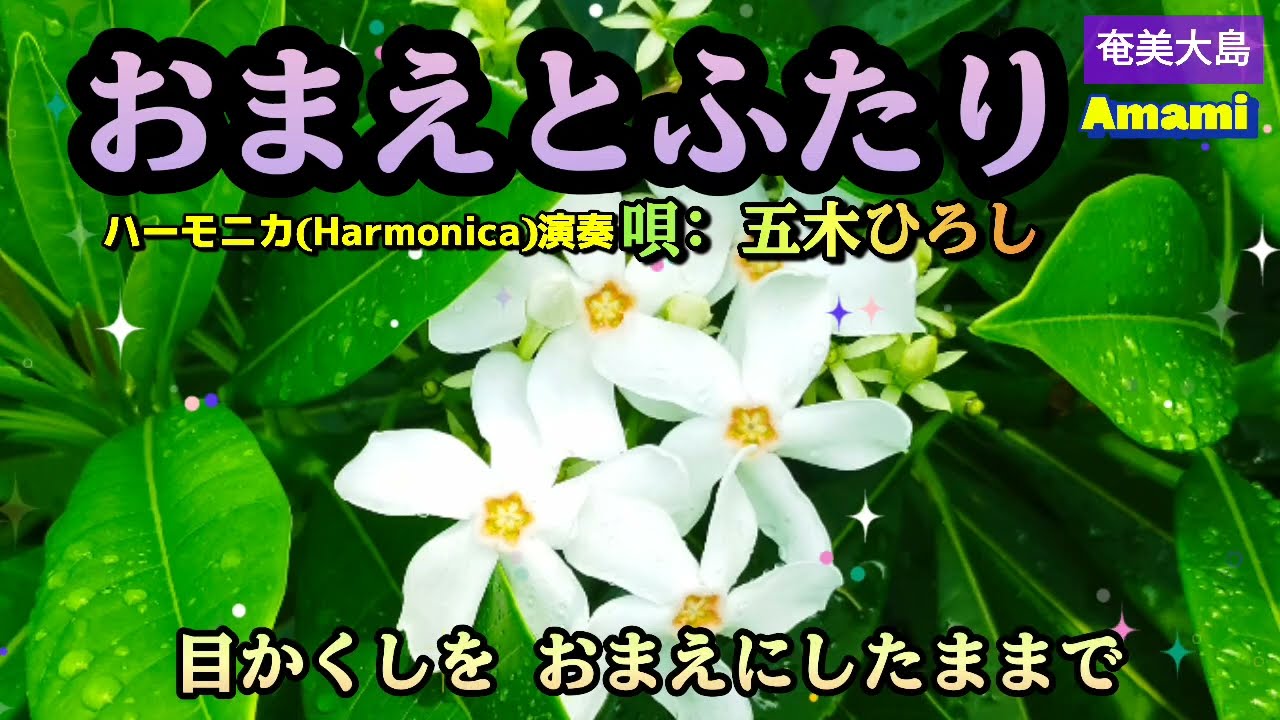おまえとふたり·Japanese Song·五木ひろし·ハーモニカ❨Harmonica❩演奏·歌詞付·1740曲目·オカリナハイビスOcarina Hibi's