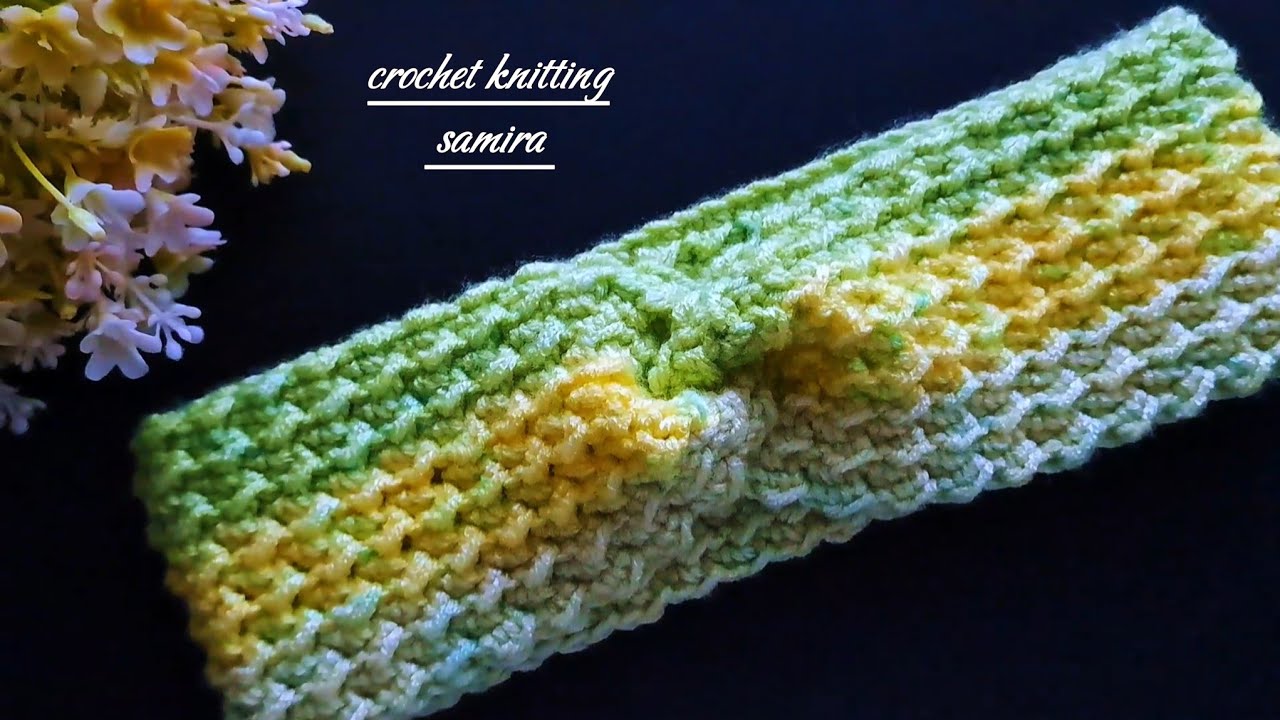 crochetwow 👌 fast & very easy beautiful crochet headband tutorial for beginners