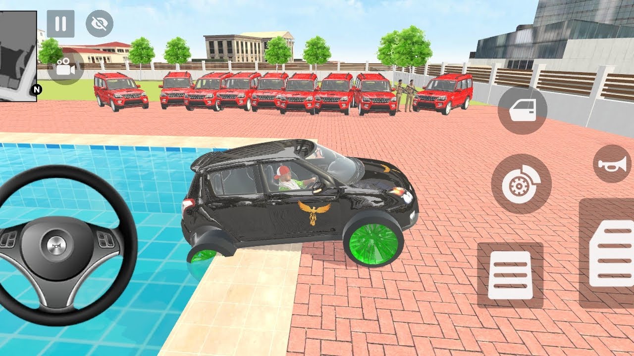 Modified police Car 🚨 gangster Life in Indian stieets l open world game game for android black 🖤