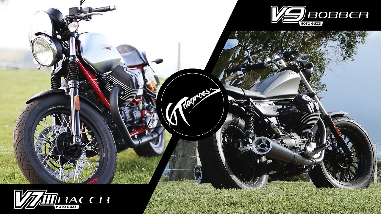 Обзор тест-драйва Moto Guzzi V7iii Racer и V9 Bobber