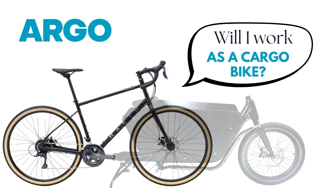 Can this Gravel Bike be turned into a Cargo Bike? Yes, with the Argo Cargo Kit 2