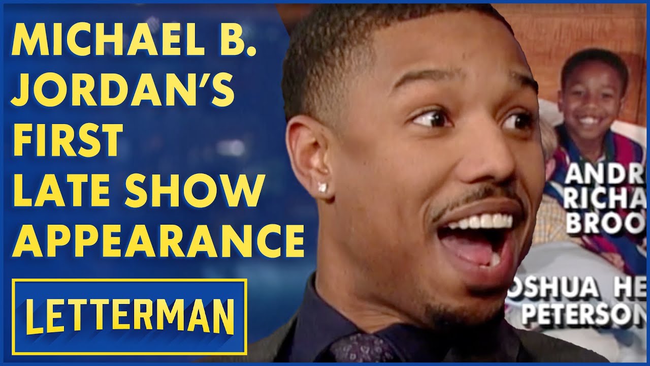 Michael B. Jordan's Childhood Appearance On The Late Show | Letterman