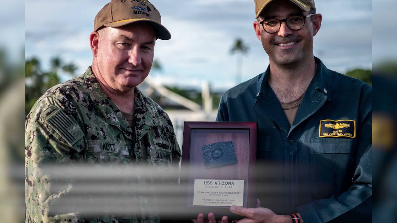 USS Arizona Relics Program on the 80th Anniversary of Pearl Harbor