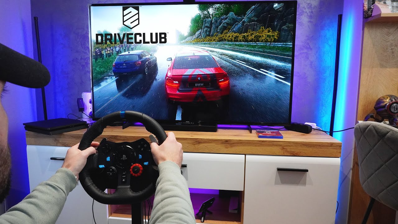 DRIVECLUB | PS4 Slim With Logitech G29 | POV Gameplay Test, Impression |