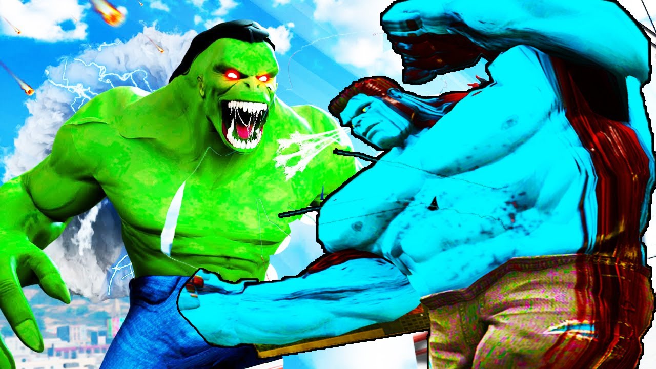 HULK 2099 Vs BLUE HULK -EPIC BATTLE