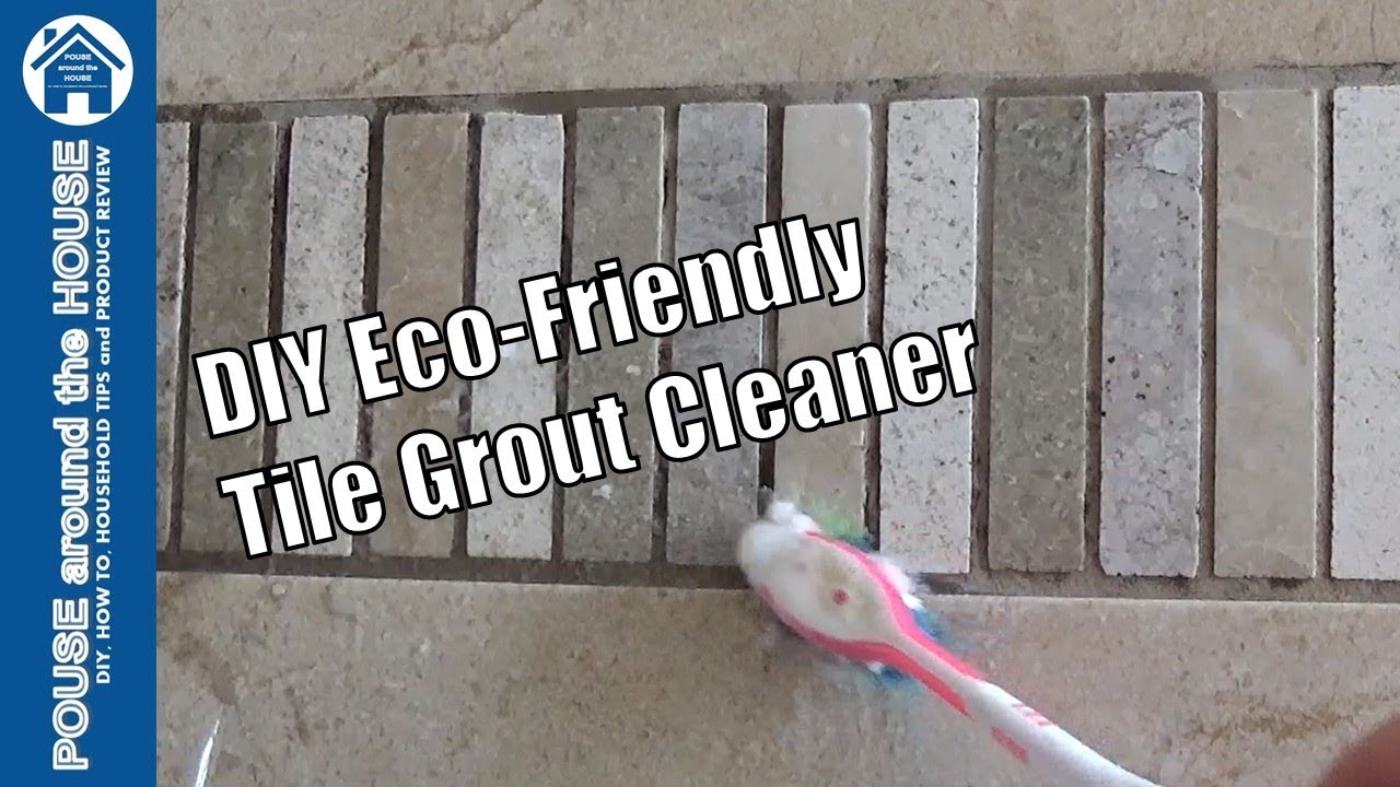 DIY Eco-Friendly Tile Grout Cleaner. DIY grout cleaning made easy! Cheap, quick, simple!