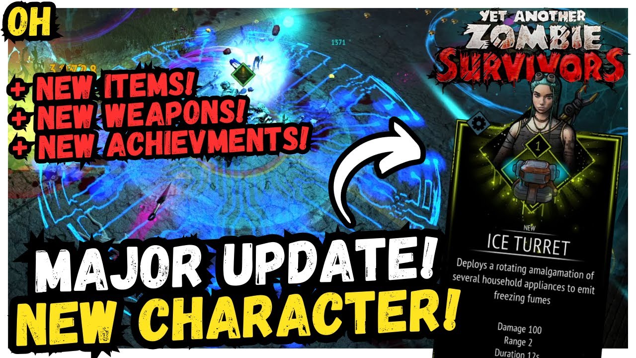 MAJOR UPDATE! NEW Character + NEW Weapons! Yet Another Zombie Survivors!