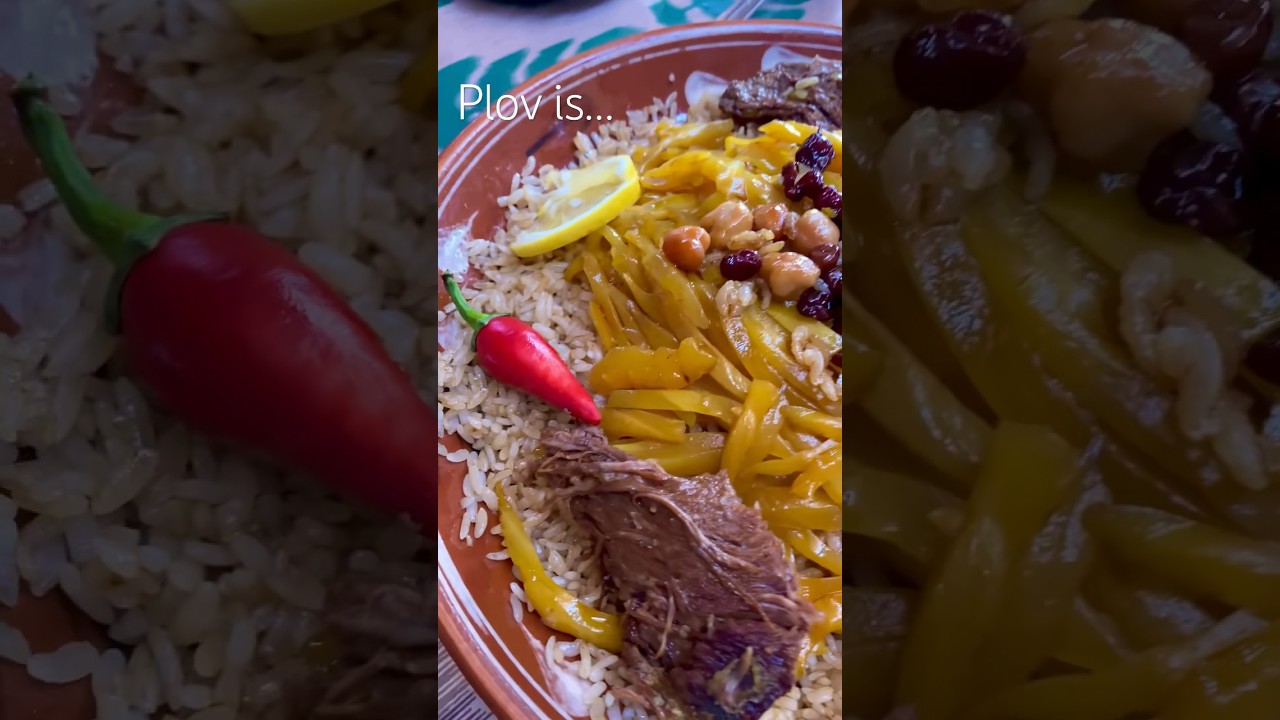 Plov is the traditional dish of Uzbekistan
