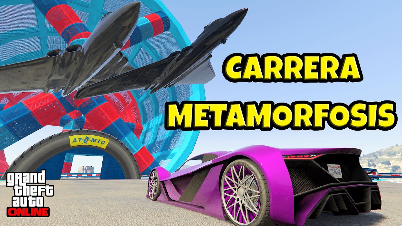 CARRERA de TRANSFORMACION utilizo el JETPACK || GTA ONLINE