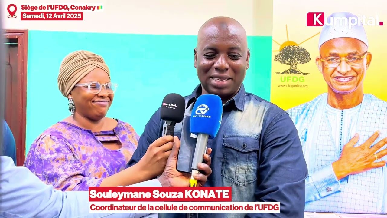 Conakry 🇬🇳 : Entretien avec Souleymane Souza Konate coordinateur de la cellule de com de l'UFDG