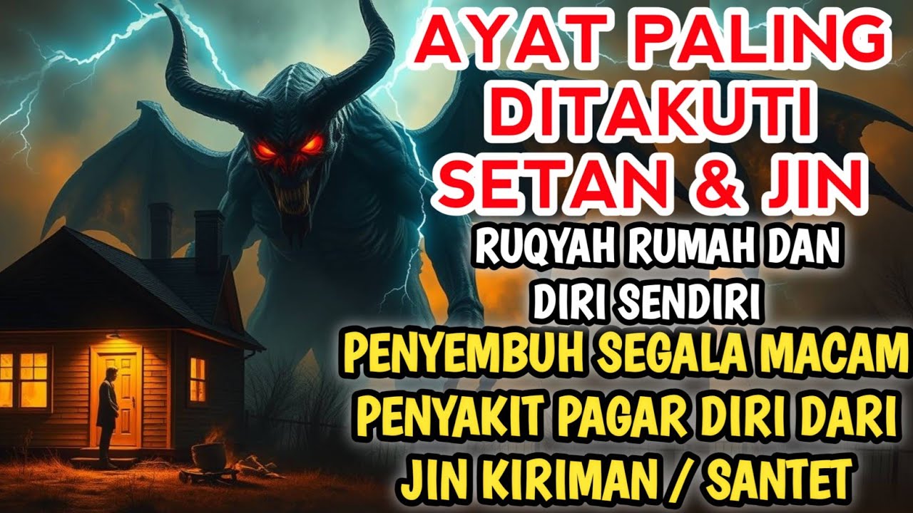 RUQYAH RUMAH PENGUSIR JIN, SETAN & SIHIR DI RUMAH & TUBUH, PENENANG HATI & PIKIRAN | ALAA AQEL