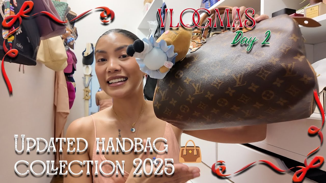 UPDATED LUXURY HANDBAG COLLECTION✨ | VLOGMAS 2025 DAY 2 (DECEMBER 2025)