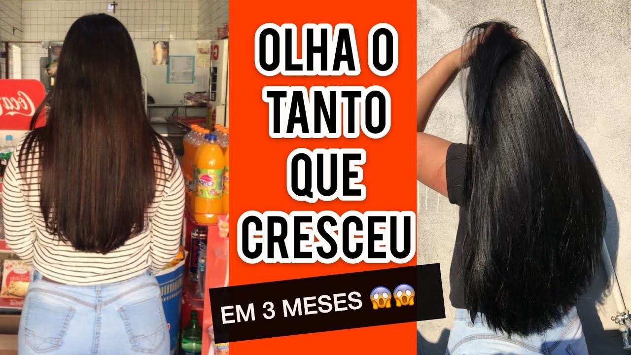COMO MEU CABELO CRESCEU TANTO EM POUCO TEMPO?