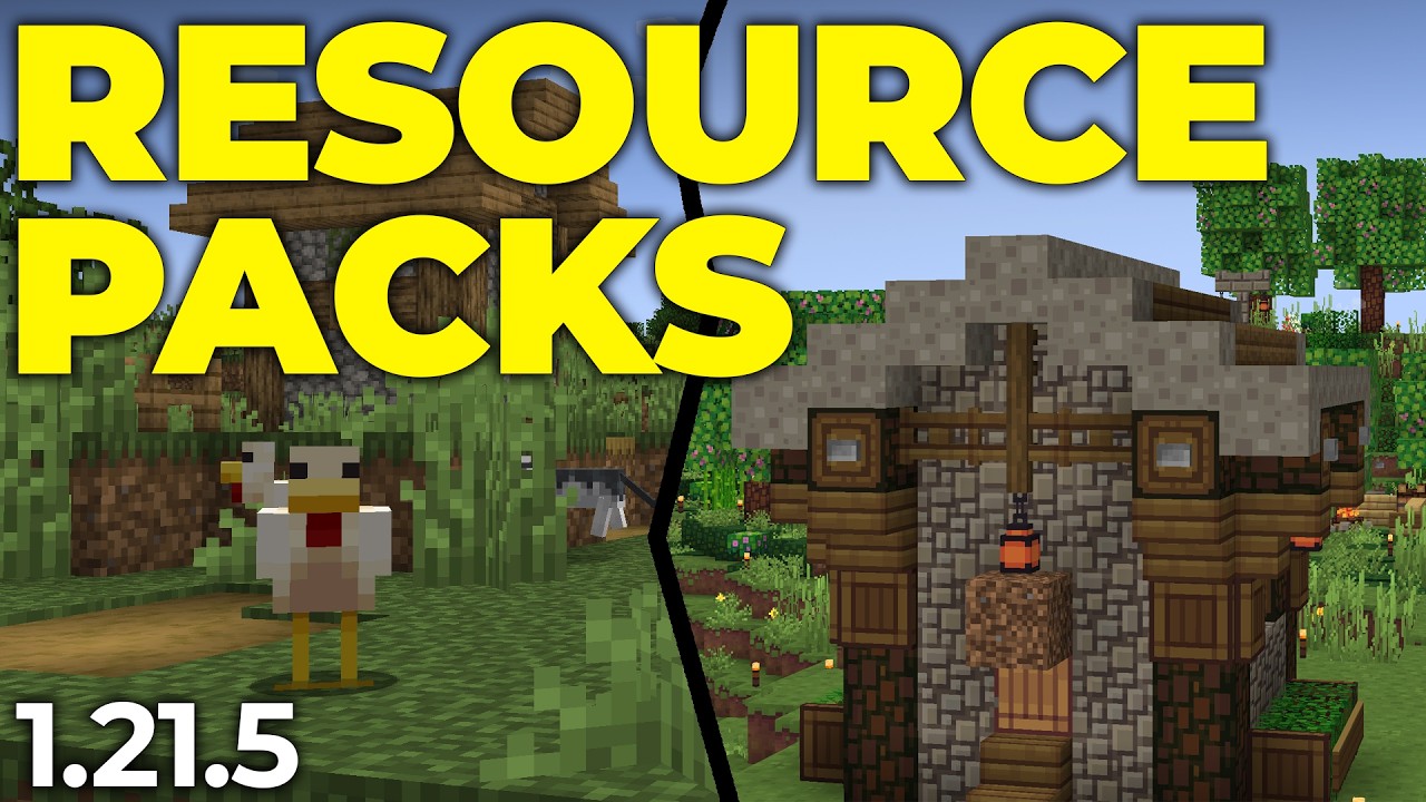 How To Download & Install Resource Packs (Minecraft 1.21.5 Texture Packs)