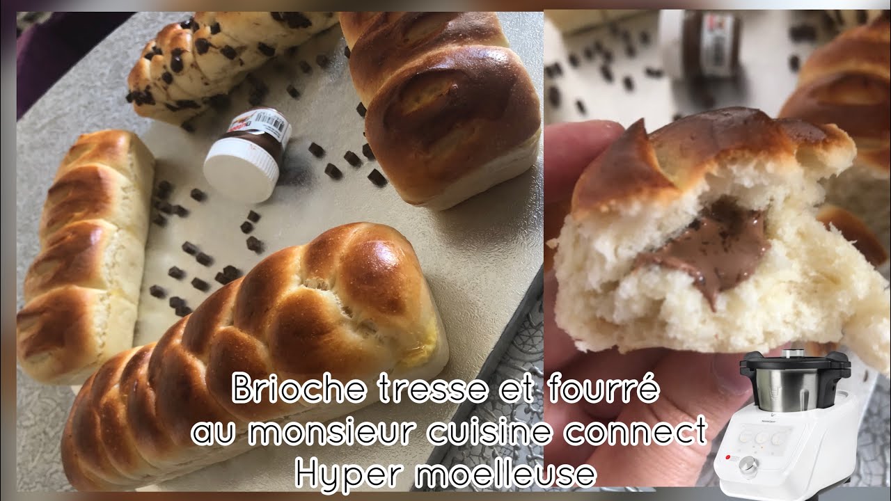 Brioche : 3 brioche différente avec une seule pâte au monsieur cuisine connect