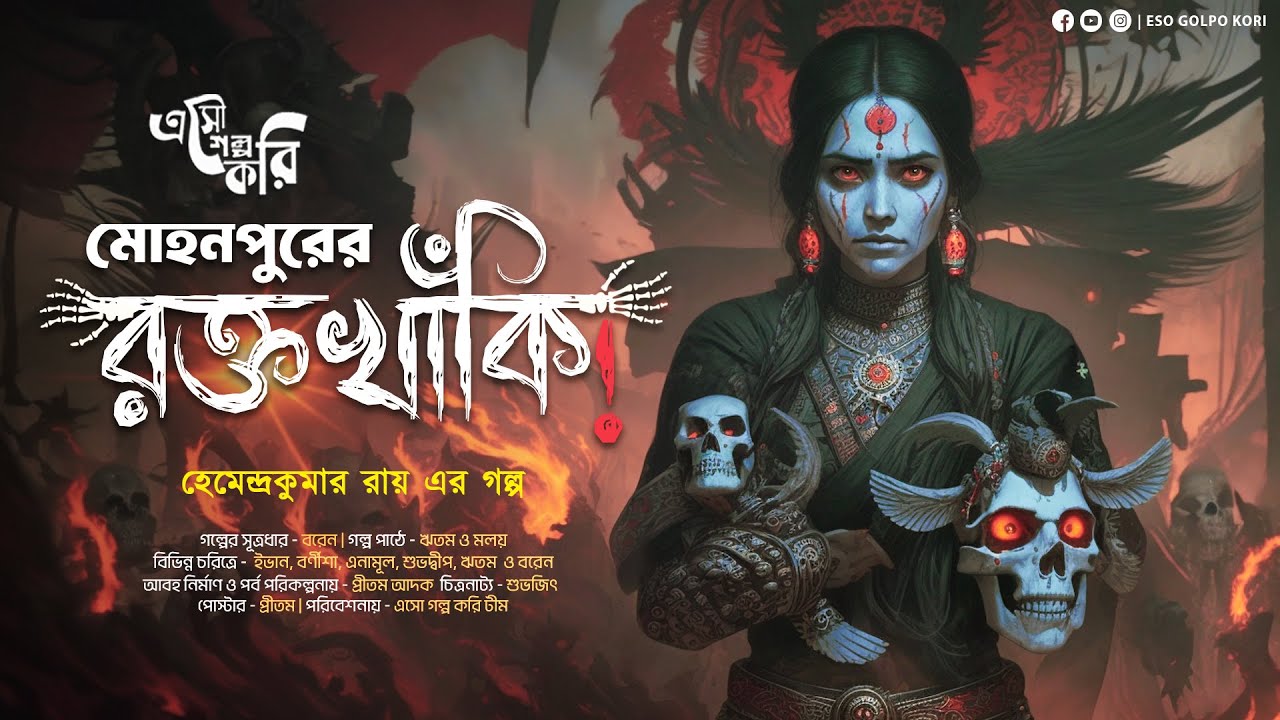 মোহনপুরের রক্তখাঁকি (RoktoKhaki) | Eso Golpo Kori | Hemendra Kumar Roy | গ্রামবাংলার ভূত | Suspense