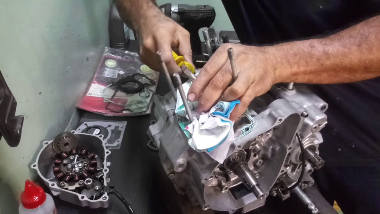 reparación de motor XR150 honda parte 3
