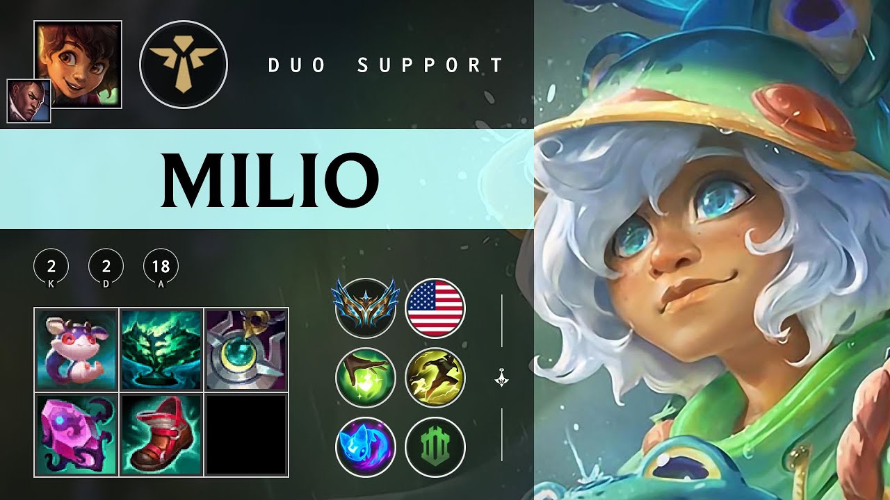 Milio Support vs Pantheon - NA Challenger Patch 25.22