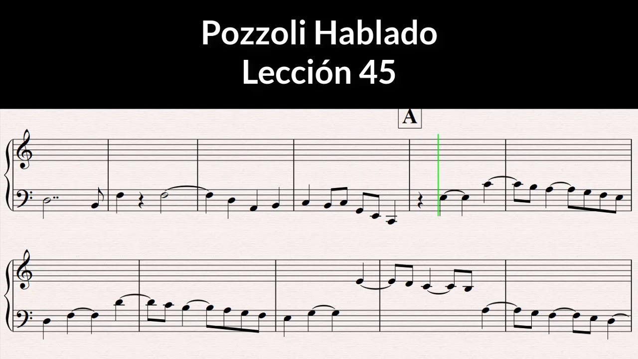 Pozzoli Hablado-Lección 45