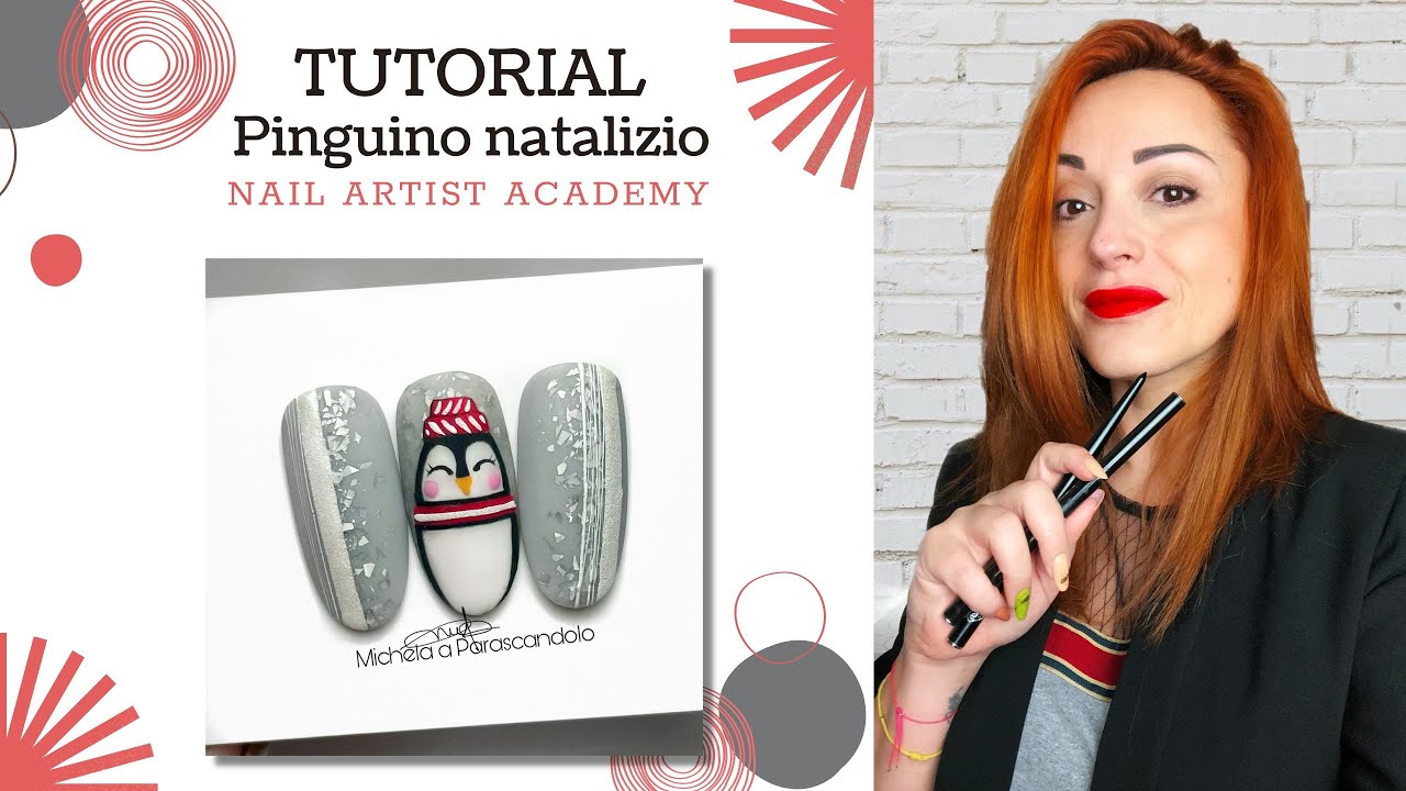 Tutorial | Nail Art Pinguino natalizio - Diretta 19/11/2022