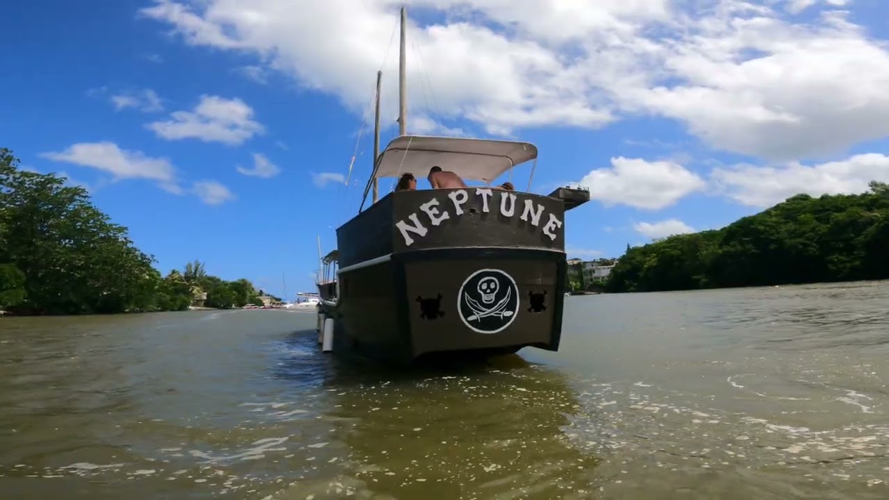 Bateau Pirate l'île aux cerfs et cascade grande rivière Sud-Est
